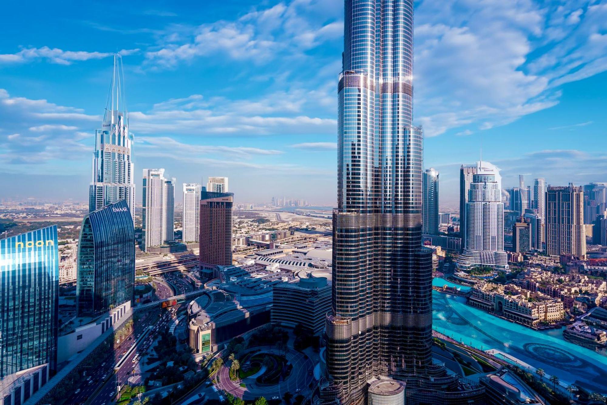 The Closest Building To Burj Khalifa With Fountain View In Address Opera Residence Dubai Esterno foto