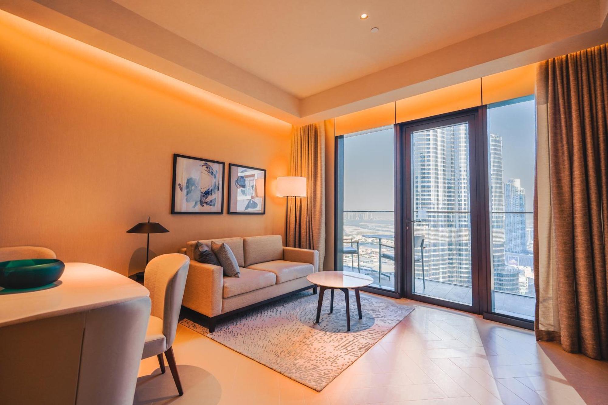 The Closest Building To Burj Khalifa With Fountain View In Address Opera Residence Dubai Esterno foto