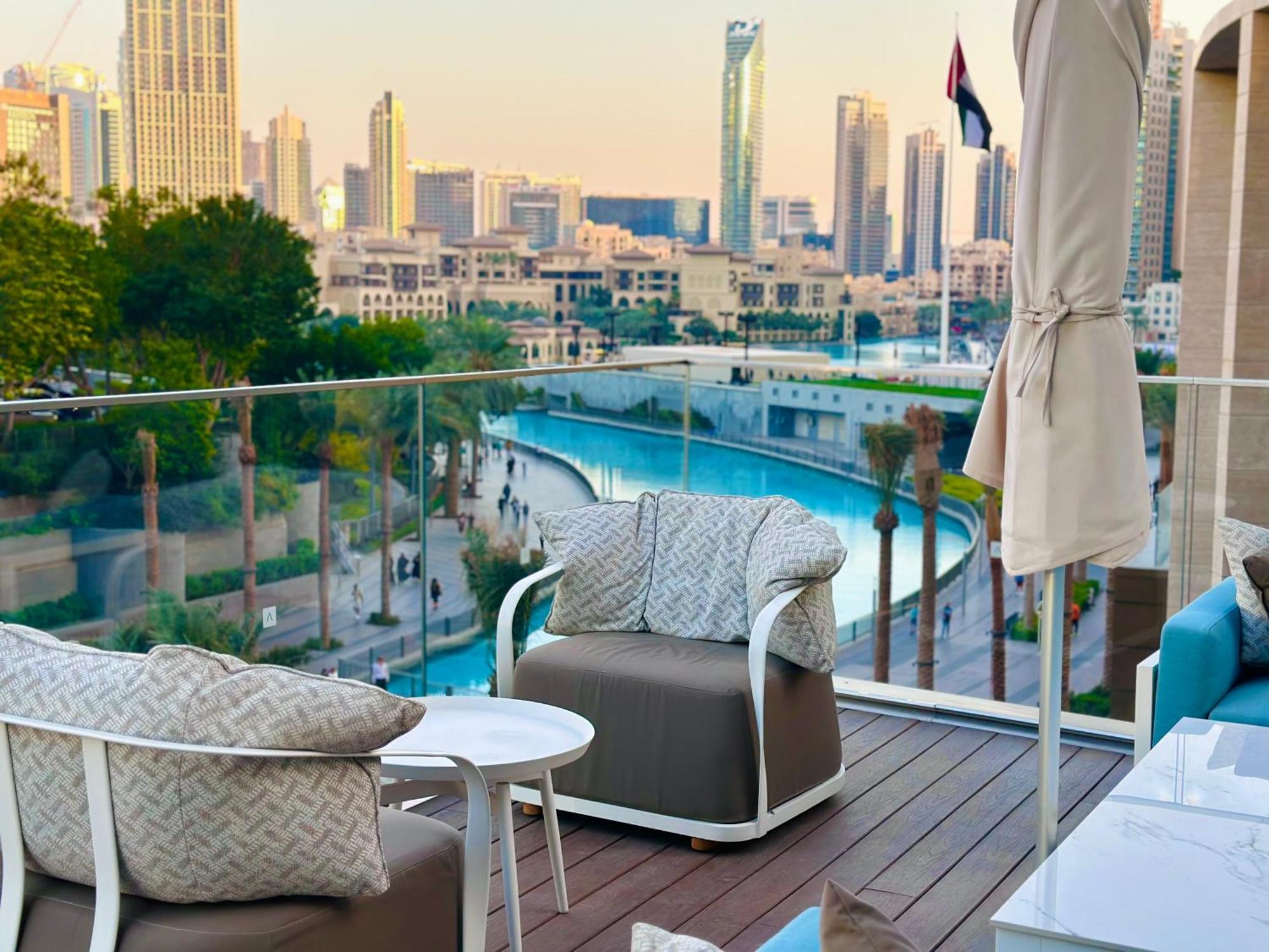 The Closest Building To Burj Khalifa With Fountain View In Address Opera Residence Dubai Esterno foto
