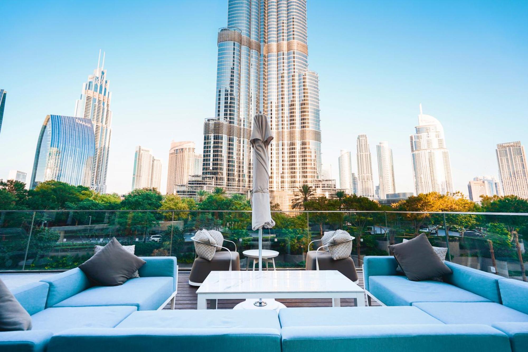 The Closest Building To Burj Khalifa With Fountain View In Address Opera Residence Dubai Esterno foto