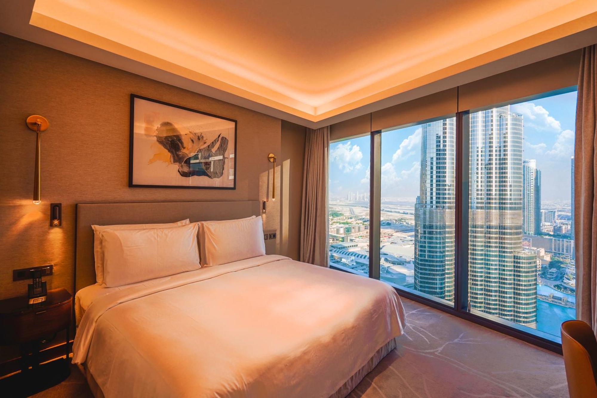 The Closest Building To Burj Khalifa With Fountain View In Address Opera Residence Dubai Esterno foto