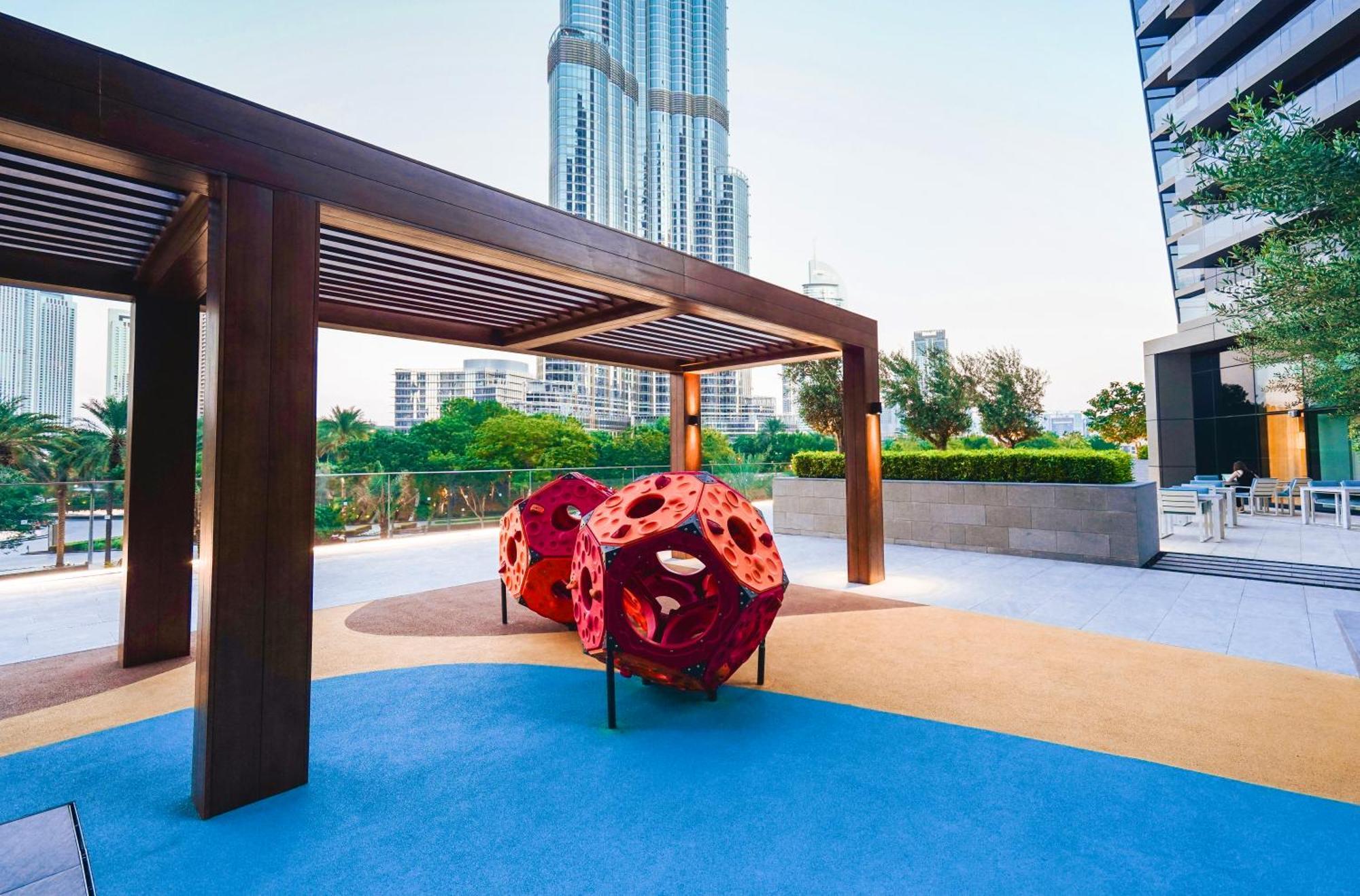 The Closest Building To Burj Khalifa With Fountain View In Address Opera Residence Dubai Esterno foto
